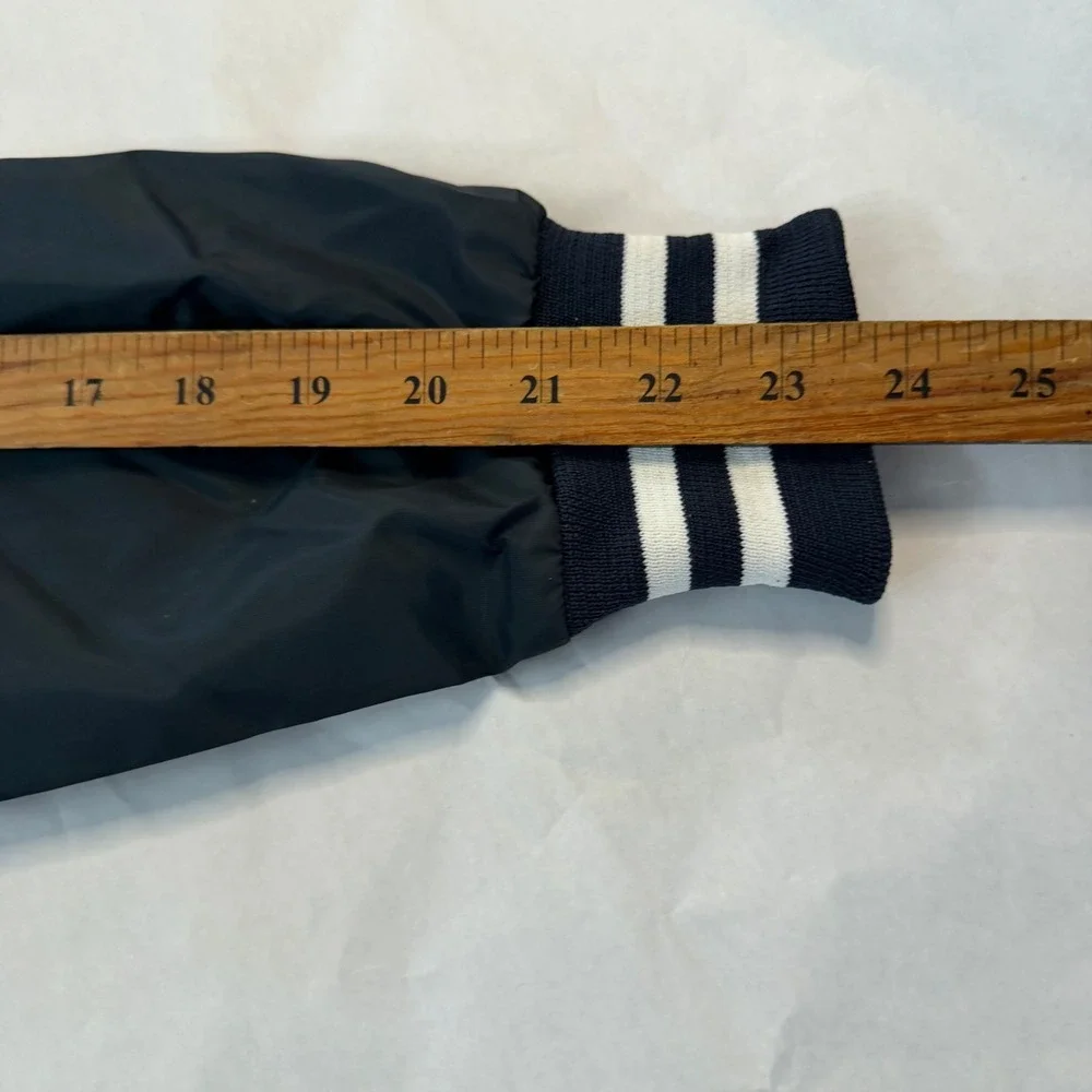 Chalk Line VTG Duke Blue Devils Mens S Satin Bomber Jacket Licensed‎ Deadstock